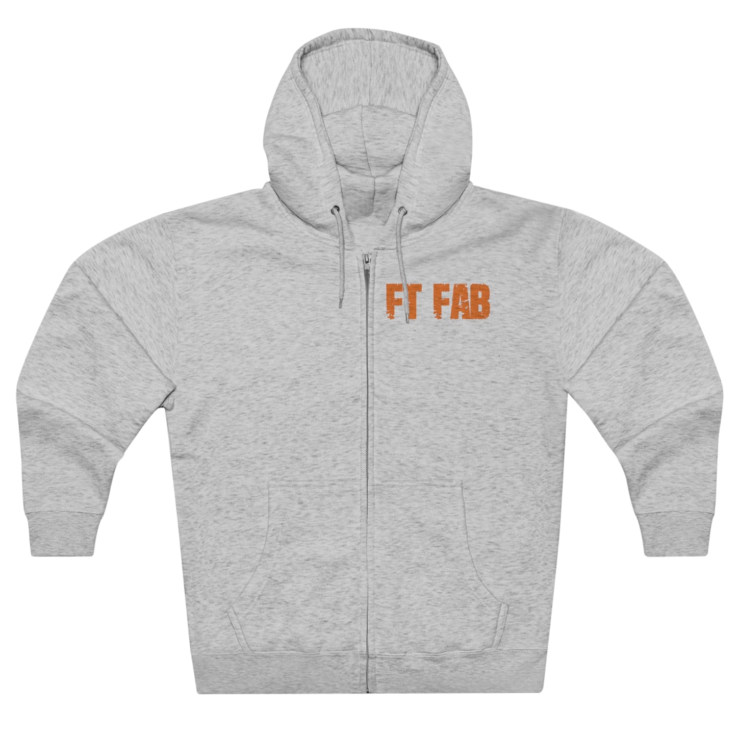 FT FAB ZIP UP Hoodie with sponsors 2023 *orange*