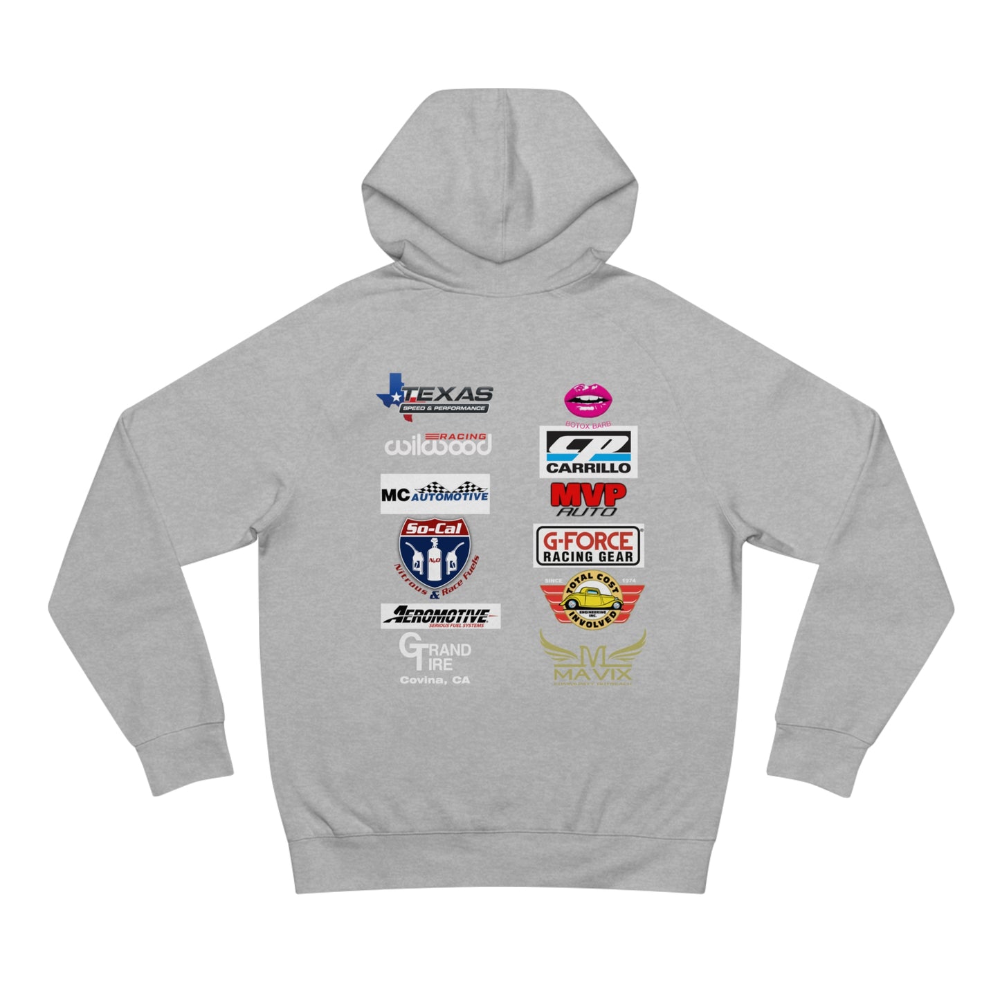 FT FAB2 Hoodie with sponsors 2023 *orange* OG Logo