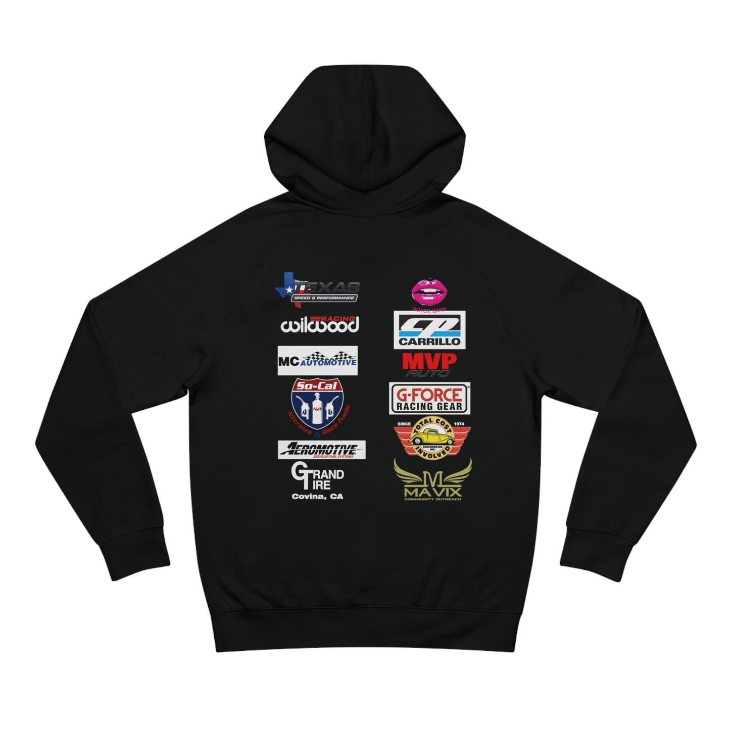 FT FAB2 Hoodie with sponsors 2023 *orange* OG Logo