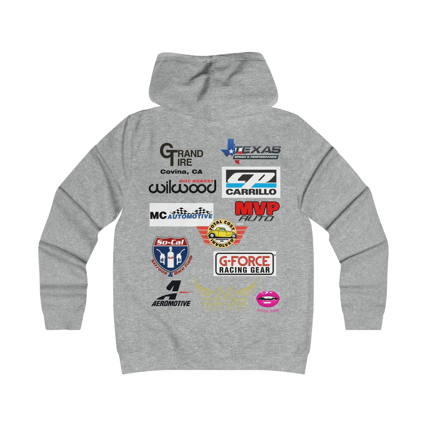 GIRLS Hoodie with sponsors 2023