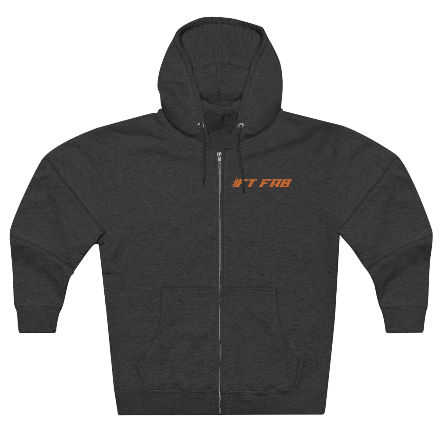 FT FAB2 ZIP UP Hoodie with sponsors 2023 *orange*