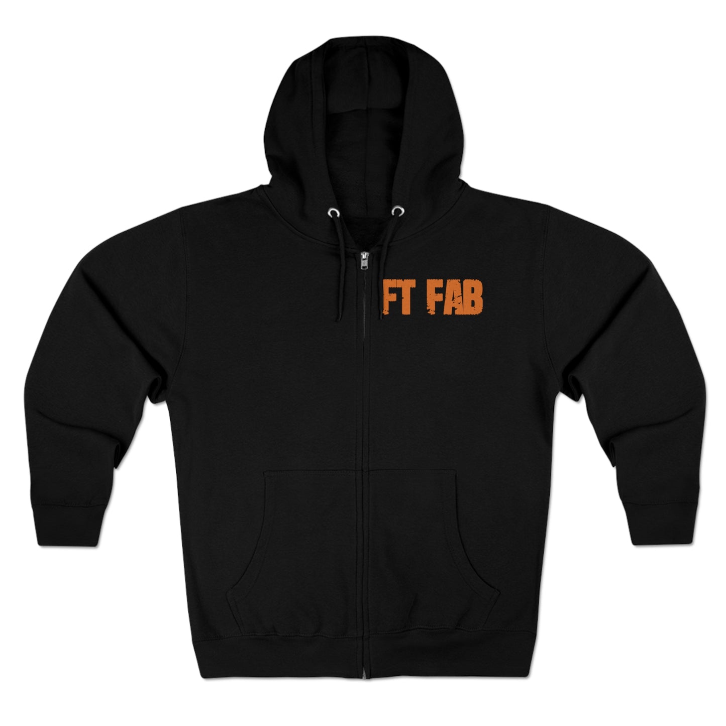 FT FAB ZIP UP Hoodie with sponsors 2023 *orange*