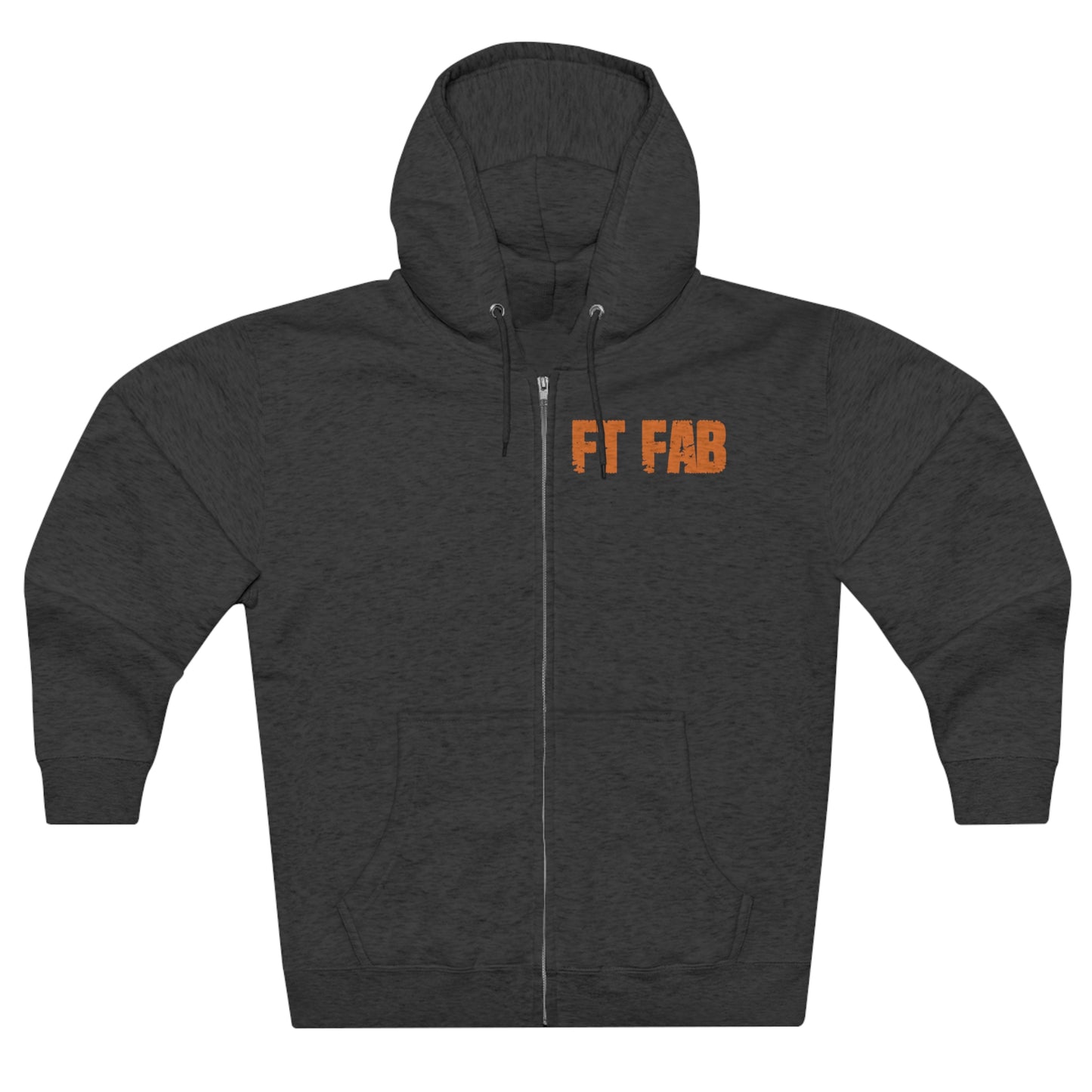 FT FAB ZIP UP Hoodie with sponsors 2023 *orange*