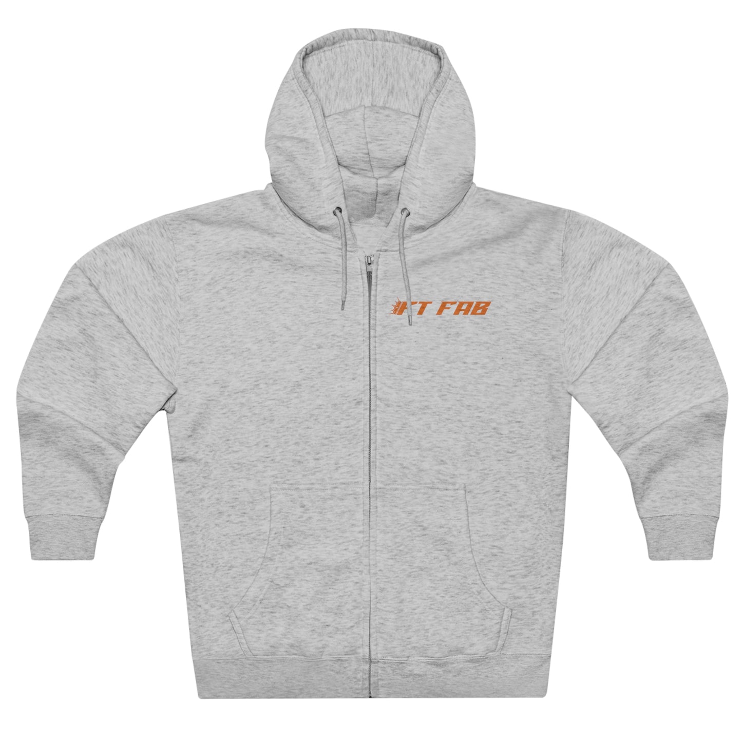 FT FAB2 ZIP UP Hoodie with sponsors 2023 *orange*