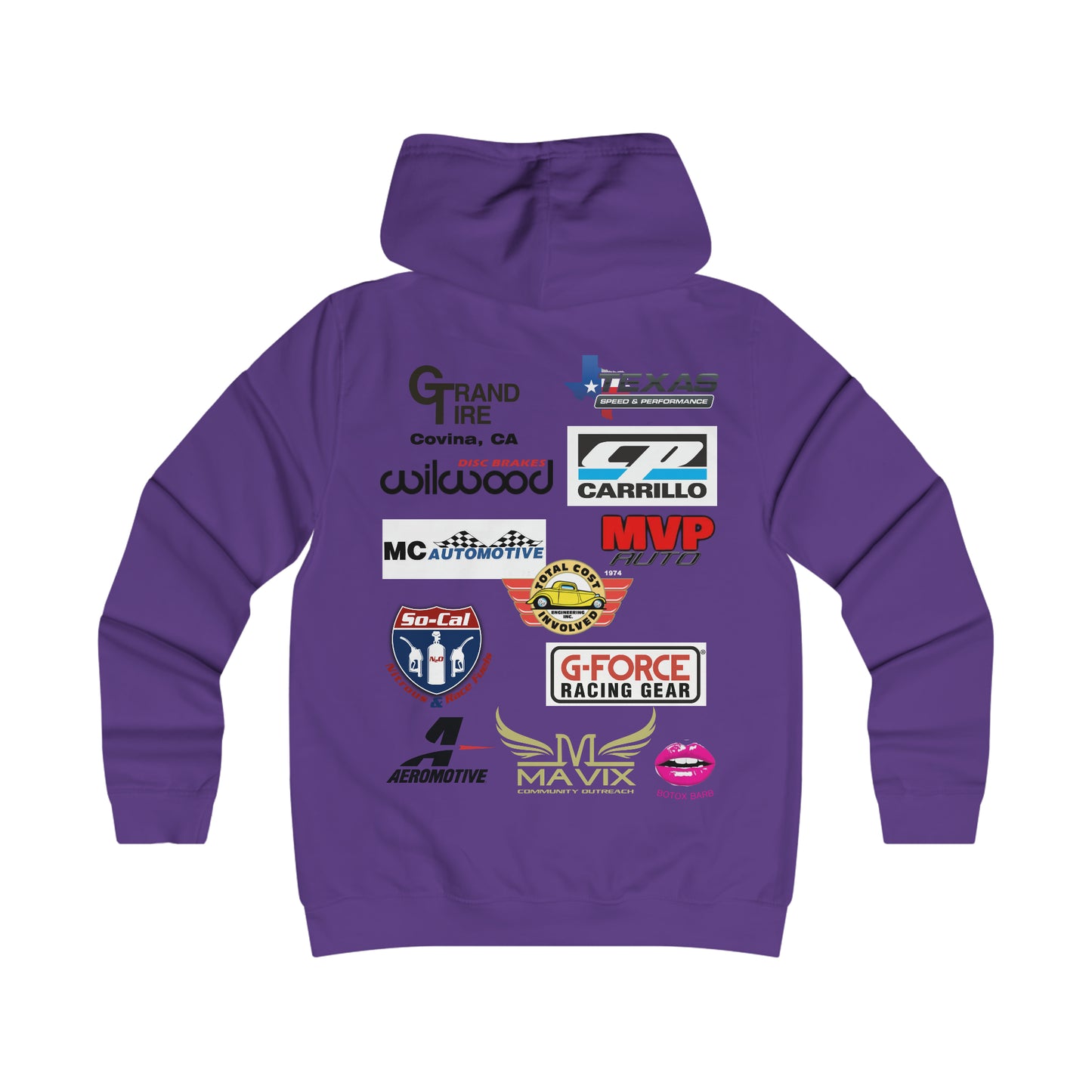 GIRLS Hoodie with sponsors 2023