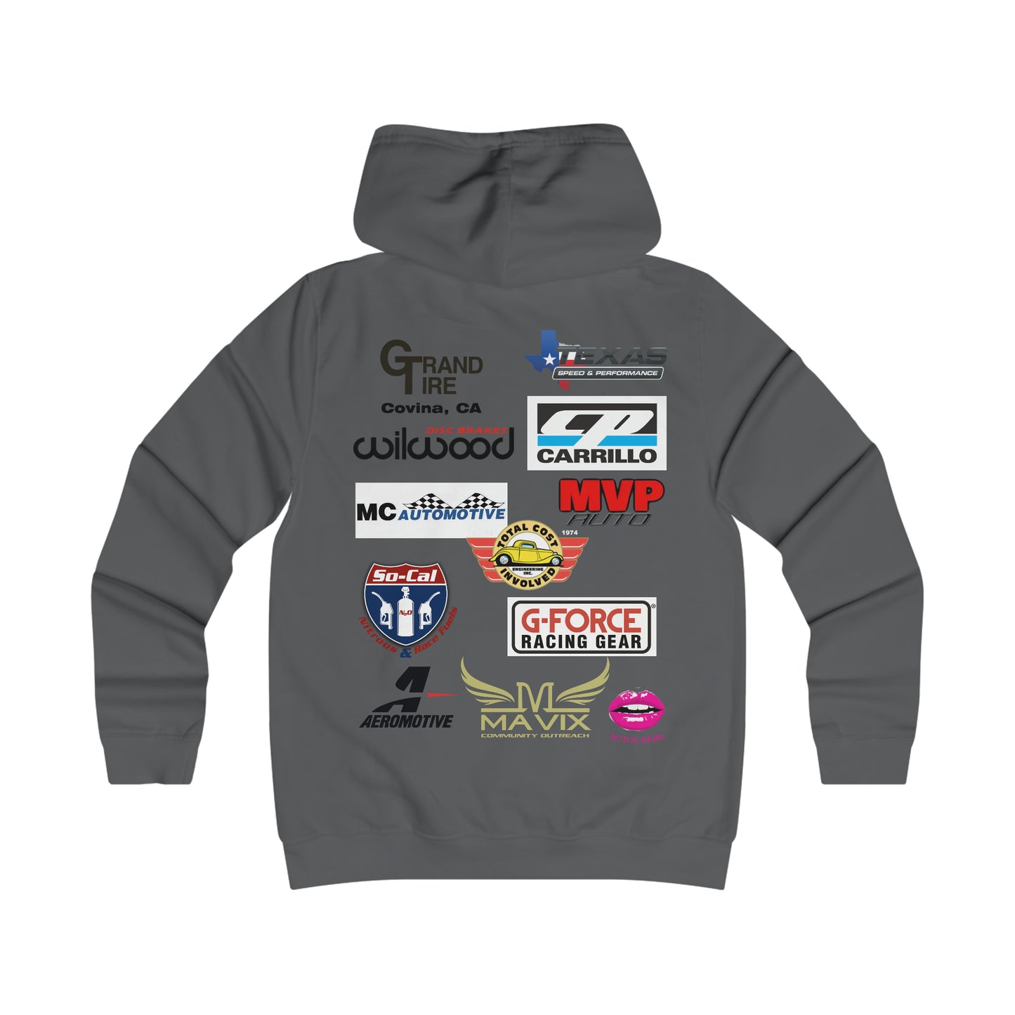 GIRLS Hoodie with sponsors 2023