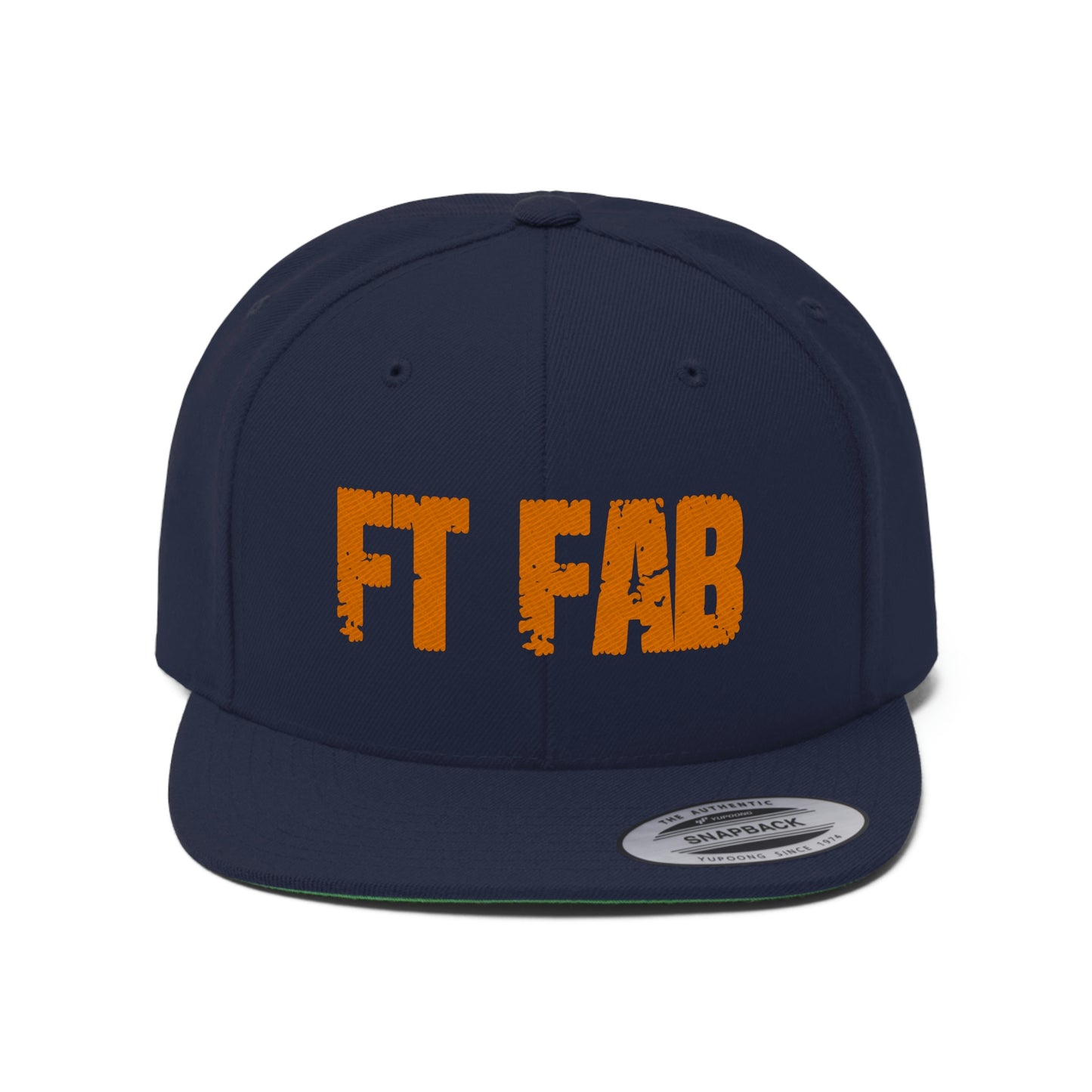 Unisex Flat Bill Hat