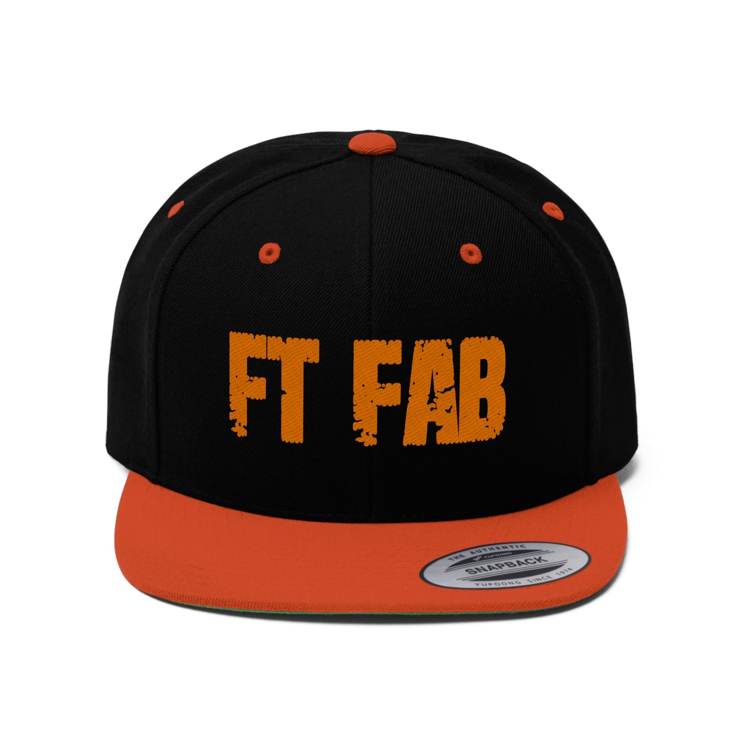 Unisex Flat Bill Hat